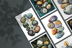 Pebble Art Postcards & Art Prints