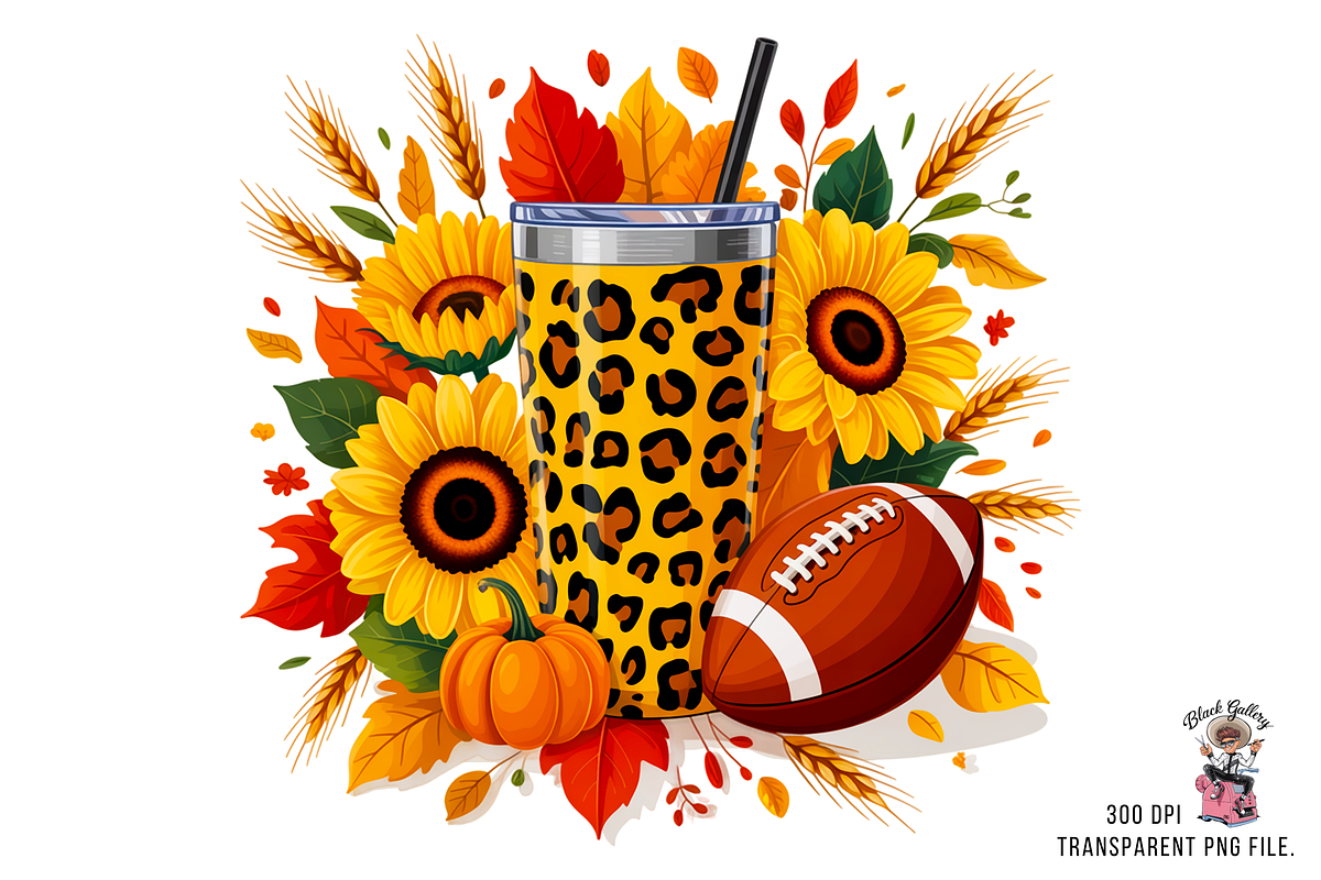 10 Leopard Print Tumbler PNG, a Graphic by Clipart Bloom (Photo 7 of 11)