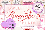 Romantic Sweet Bundle, a Handwritten Font by Yoga Letter (Thumbnail 1 of 9)