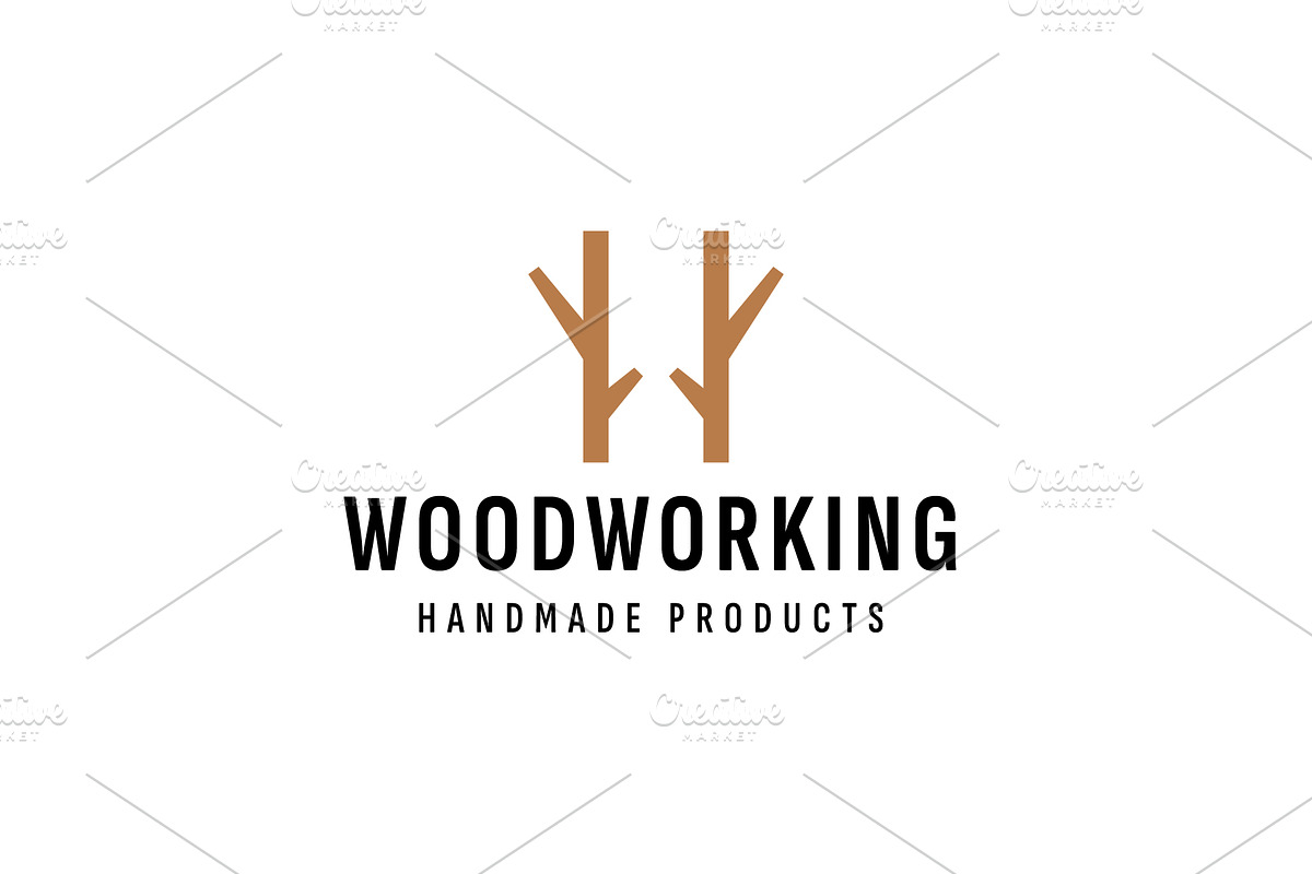 Woodworking logo illustration, a Branding & Logo Template by Dyn Studio
