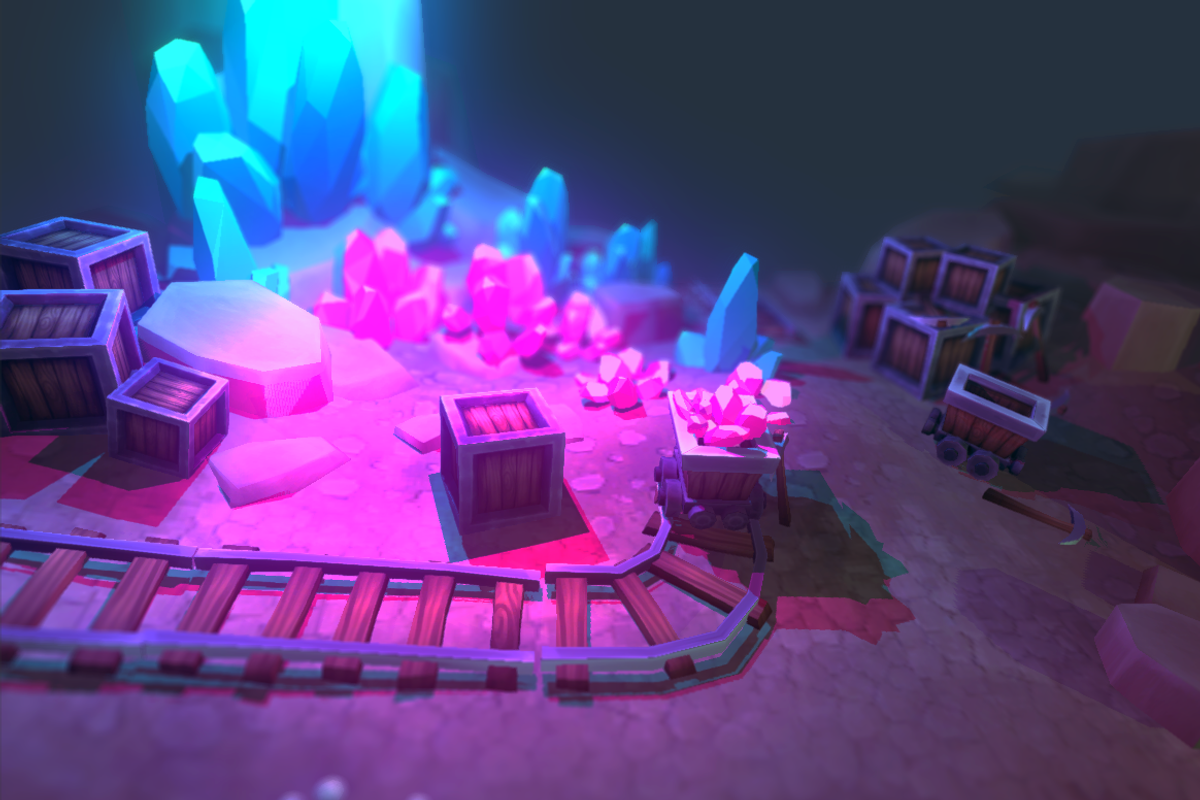 Crystal Mine, an Environmental 3D Model by FasterBoom (Photo 2 of 5)