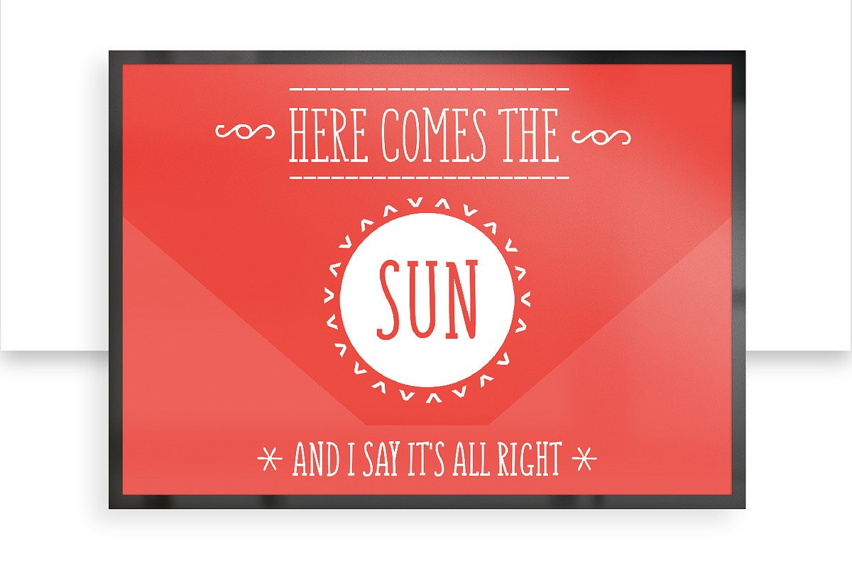 SUNN Line Serif Caps Only Font preview 3