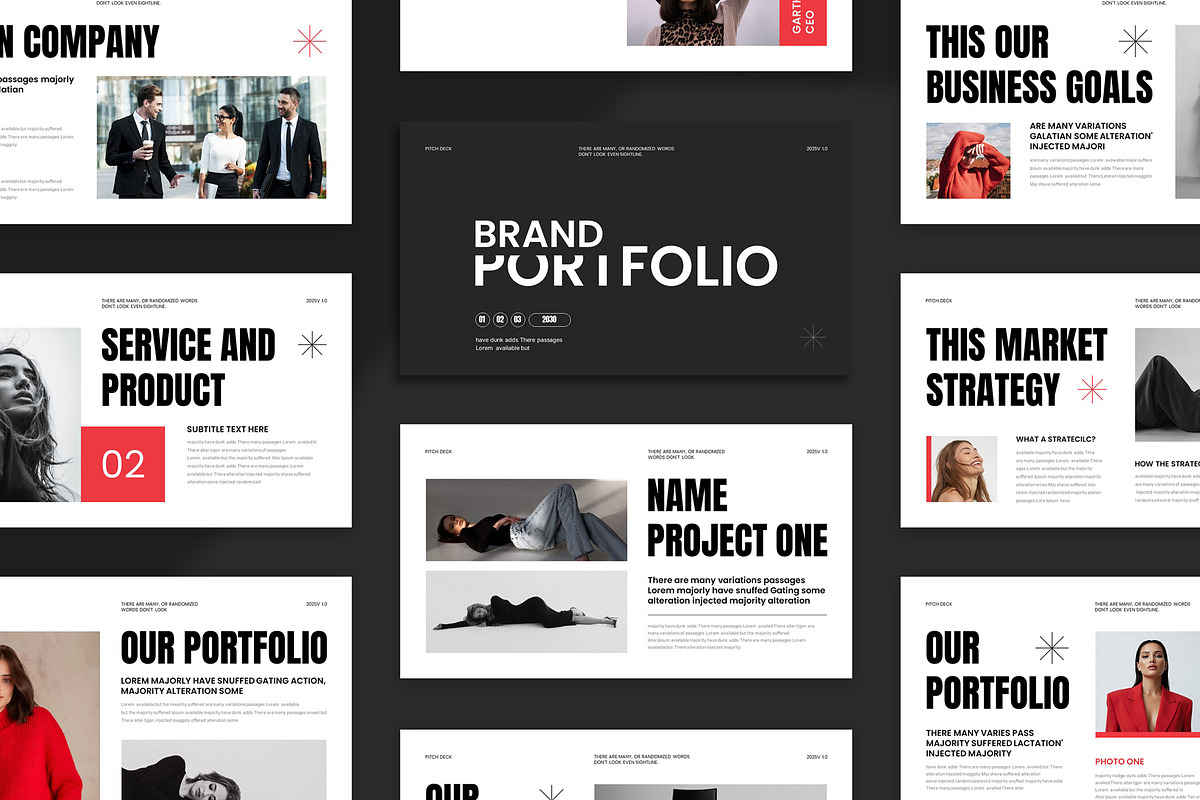 Brand Portfolio Template, a Presentation Template by Pradaxa (Photo 3 of 6)