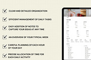My week - Notion template, an App Template by Iasan Design (Thumbnail 3 of 8)