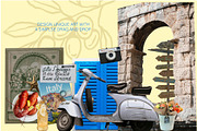 Eurotrip Collage&Vector, an Object Graphic by vanloveart (Thumbnail 7 of 7)