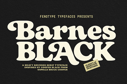 Barnes Retro Serif