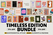 77% OFF TIMELESS EDITION BUNDLE, an Object Graphic by angelainthefields (Thumbnail 1 of 28)
