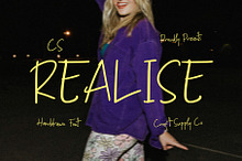 CS Realise – Handwritten Font