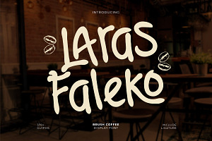 Laras Faleko - Brush Coffee Display