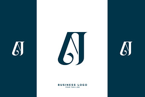 AJ, JA, Abstract Logo Design, a Design Template by art_creater