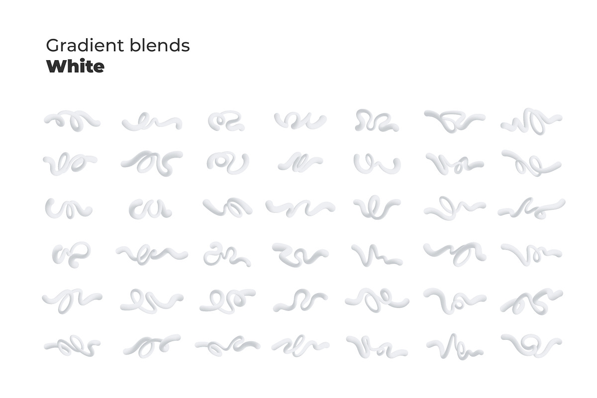 Gradient Blend Shapes, an Object Graphic by PLSTD. (Photo 4 of 8)