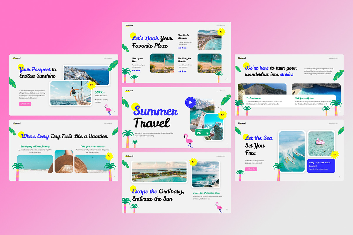 Creative Summer PowerPoint Template, a Presentation Template by Premast (Photo 5 of 5)