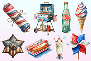 Vintage 4th of July Sublimation, a Graphic by CitraGraphics (Thumbnail 3 of 4)