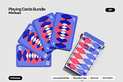 Playing Card Deck Mockup Set, a Merchandise Mockup by Mego-studio (Thumbnail 1 of 11)