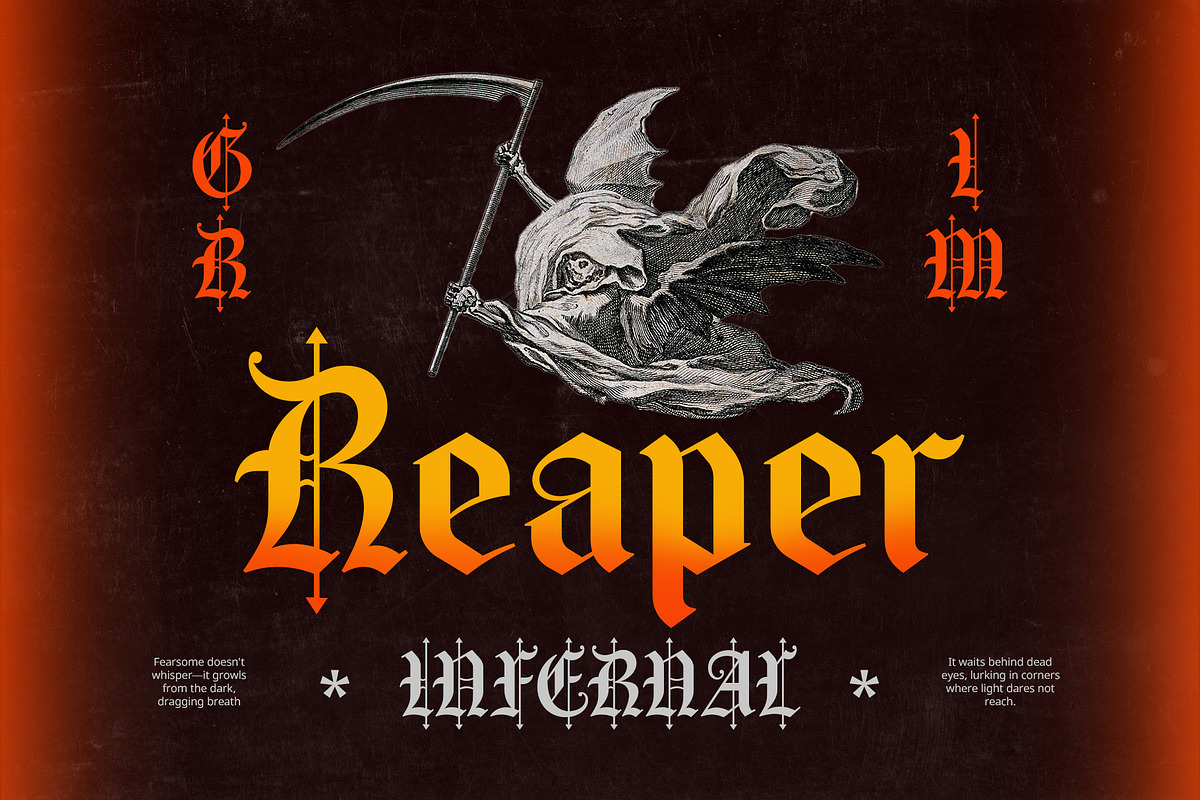 CS Saunter – Old English Font, a Blackletter Font by Craft Supply Co. (Photo 2 of 8)