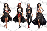 Rockabilly Women Bulk Bundle of 68, a Graphic by Jay Major Designs (Thumbnail 10 of 20)