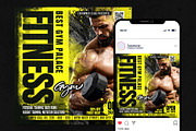 Fitness Flyer Template, a Flyer Template by Tarommir (Thumbnail 2 of 3)