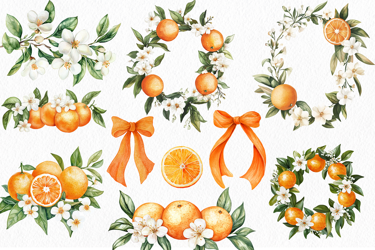 Orange Little Cutie Clipart, an Illustration by ClipArtCharm (Photo 5 of 6)