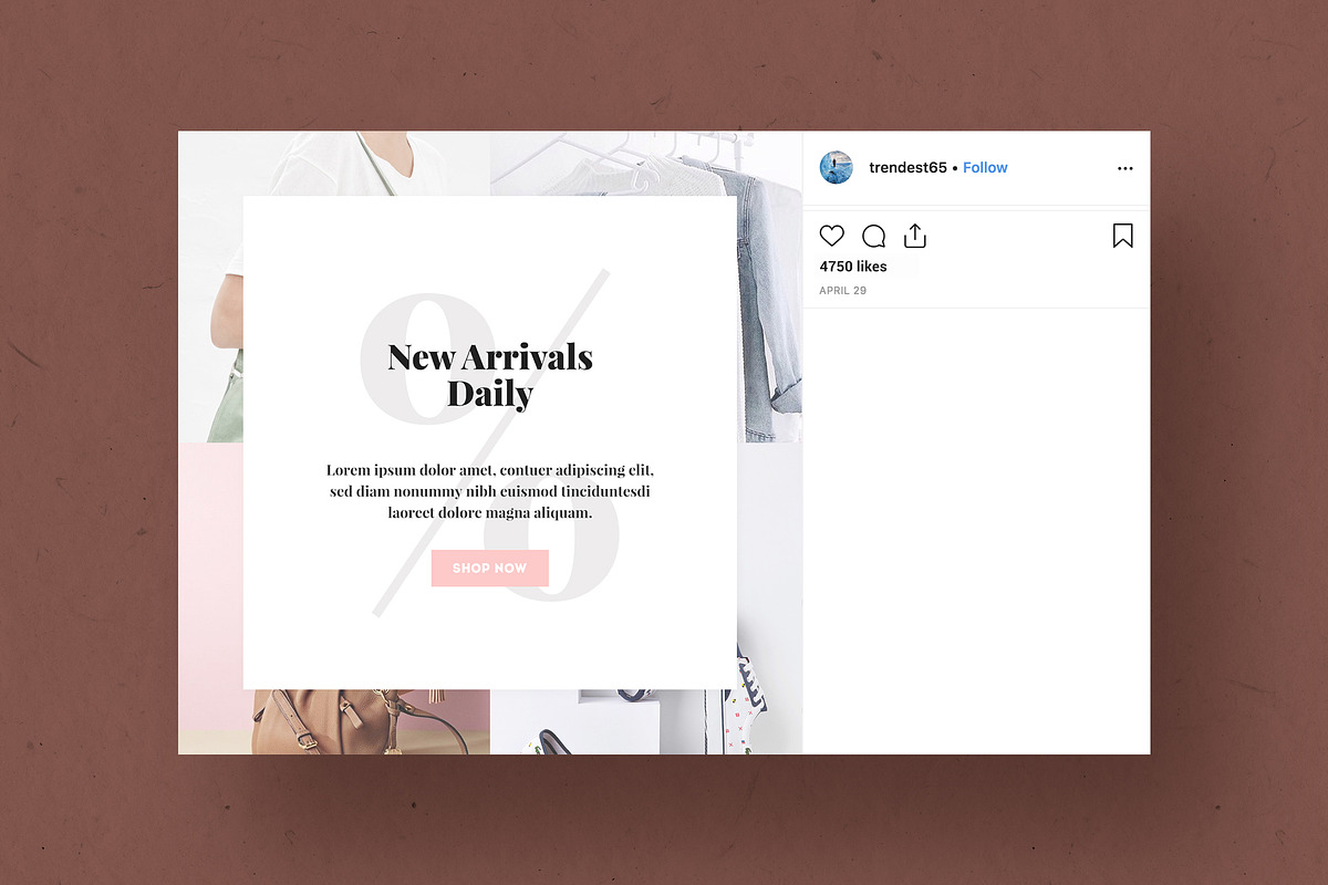 Briley Instagram Pack, a Social Media Template by Crevo Studio (Photo 7 of 7)