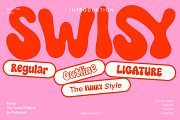 Swisy - Playful Rounded Sans Font, a Handwritten Font by delipensil (Thumbnail 1 of 8)