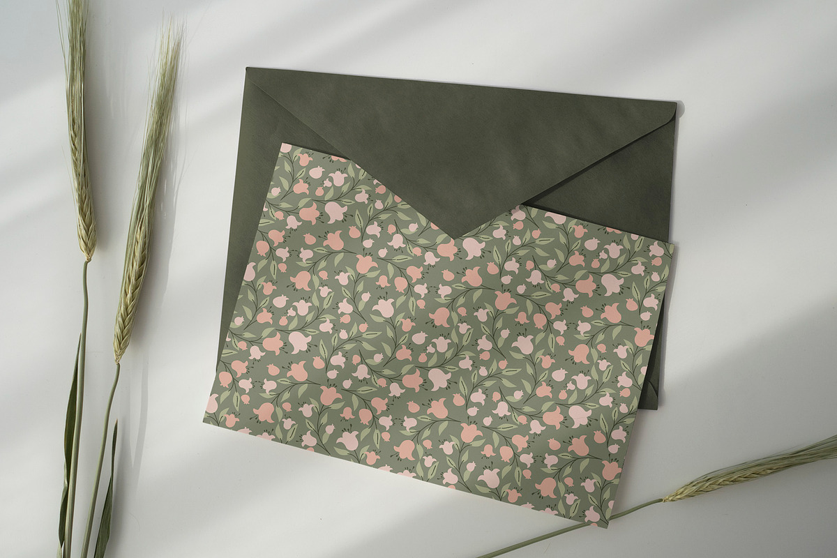 Fall Floral Patterns Seamless, a Pattern Graphic by Chus Moreno Studio (Photo 6 of 8)