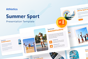 Athletics - Summer Sports PowerPoint, a Presentation Template by Premast (Thumbnail 1 of 5)