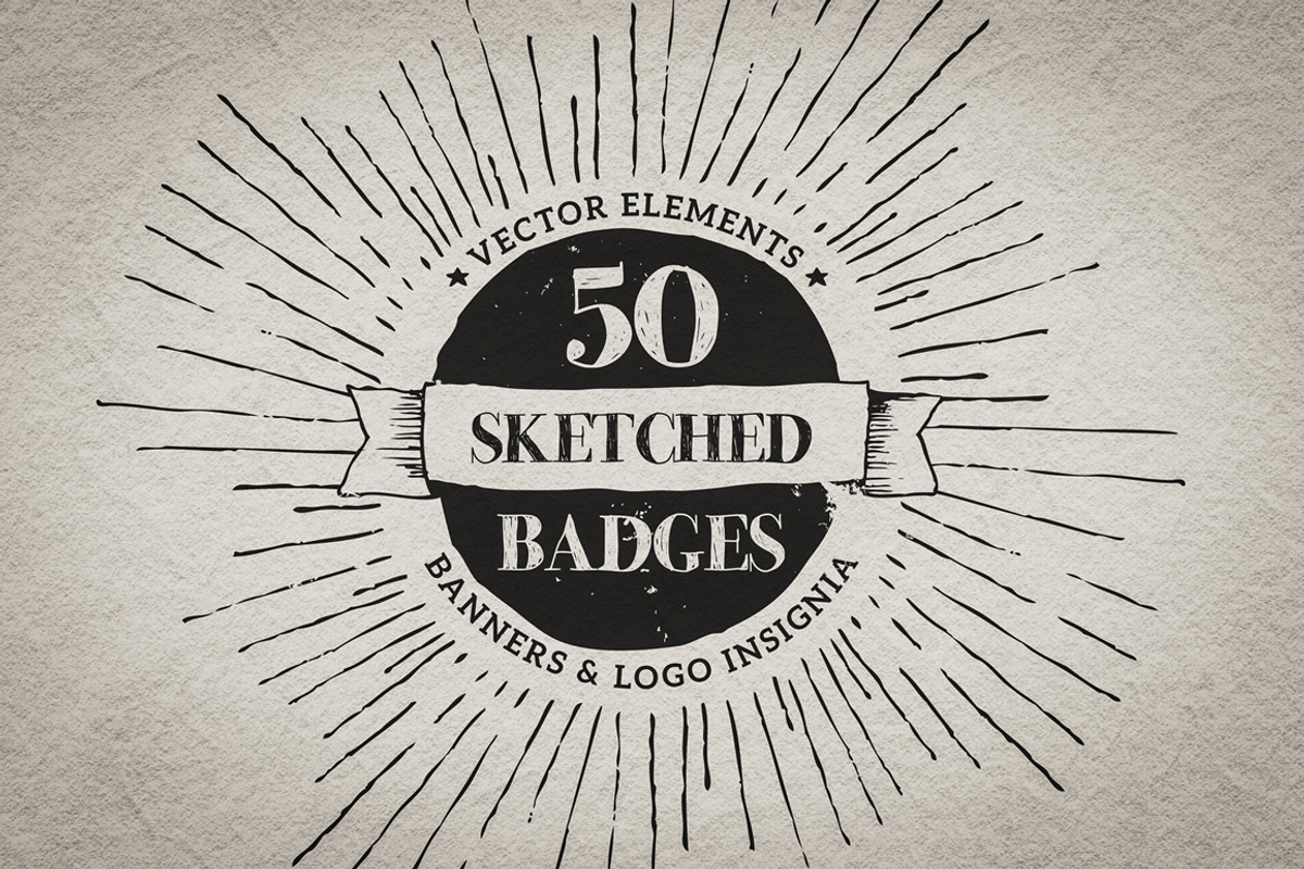 Hand drawn badges & insignia