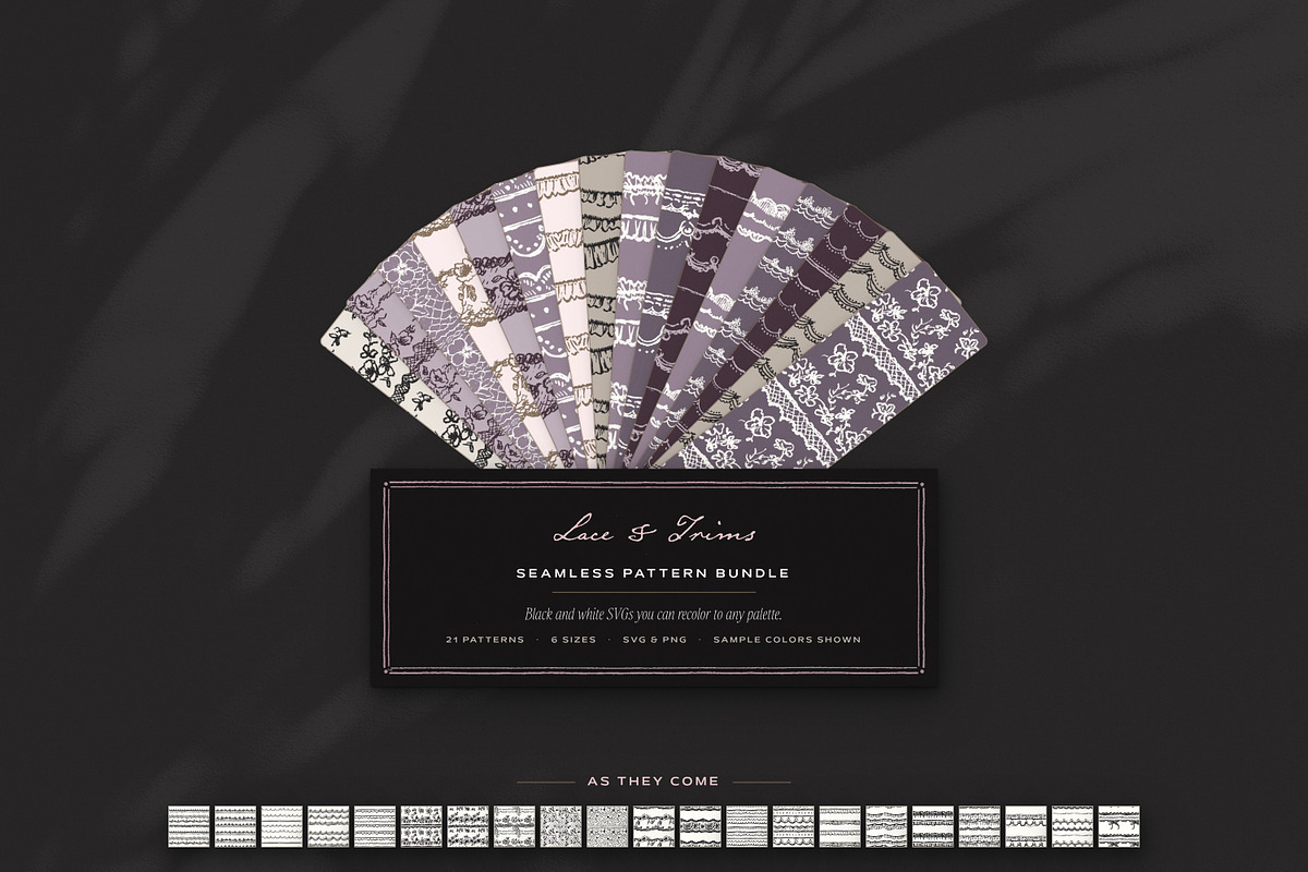 Lace & Trims Seamless Pattern Bundle, a Pattern Graphic by The October Creative (Photo 12 of 12)