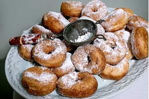 Sugar Dusted Homemade Donuts With, a Food & Drink Photo by Natasha Breen