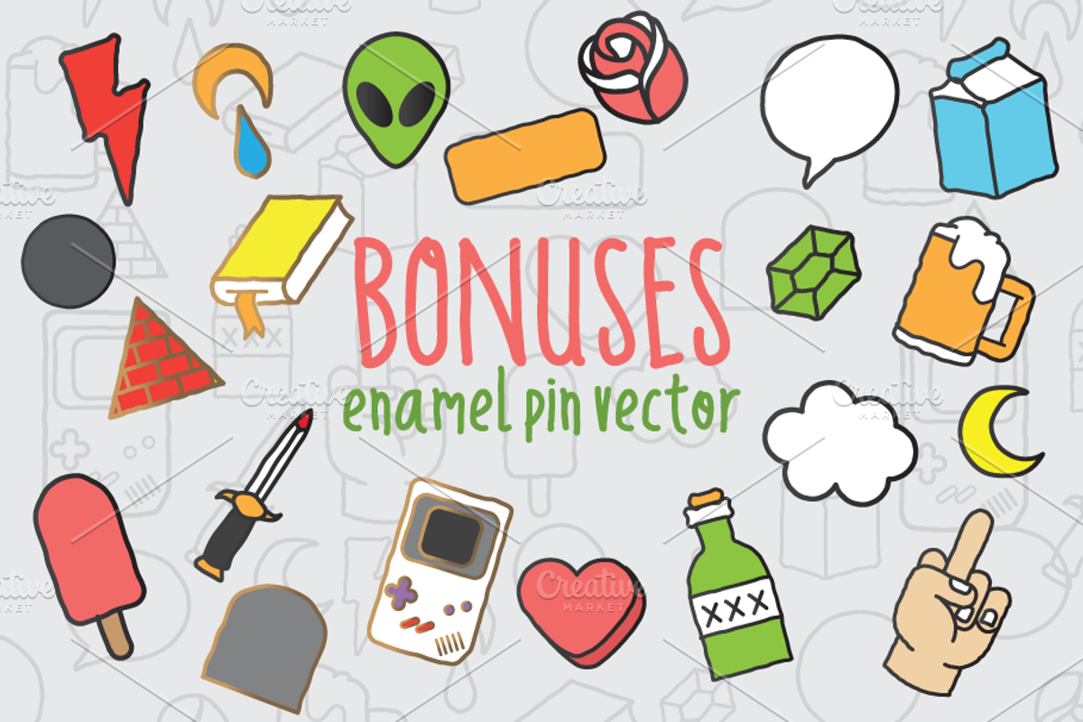 Sale ! ENAMELOVERS typeface + Bonus preview 3
