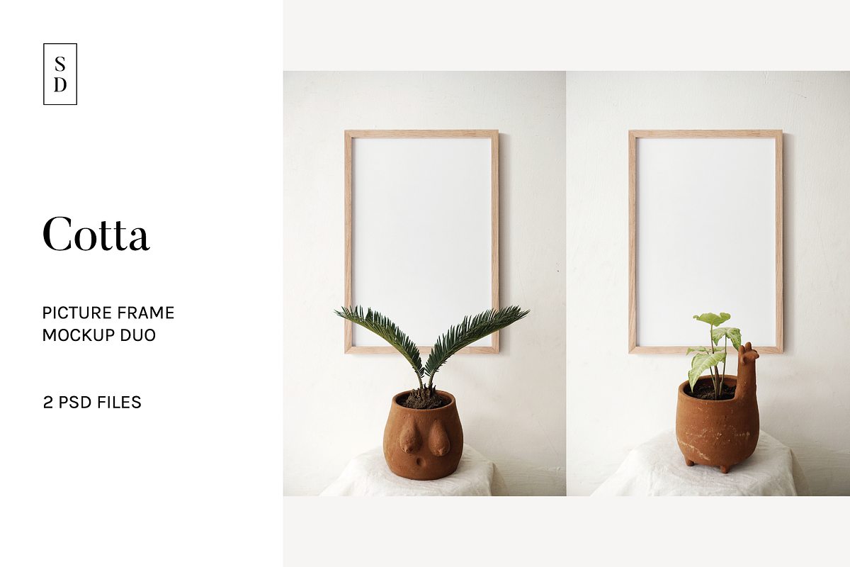 Frame Mockup Duo - Cotta, a Household Mockup by Saguaro Digital (Photo 1 of 4)