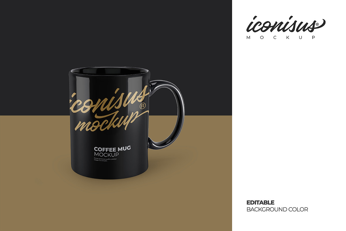 Coffee Mug Mockup Template, a Cups & Container Mockup by iconisusmockup (Photo 2 of 3)