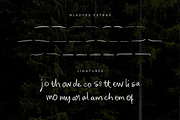 Gladyss Brushed Handwritten Font, a Handwritten Font by peterdraw (Thumbnail 8 of 8)
