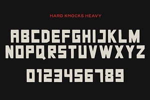 HARD KNOCKS A Streets Display Font