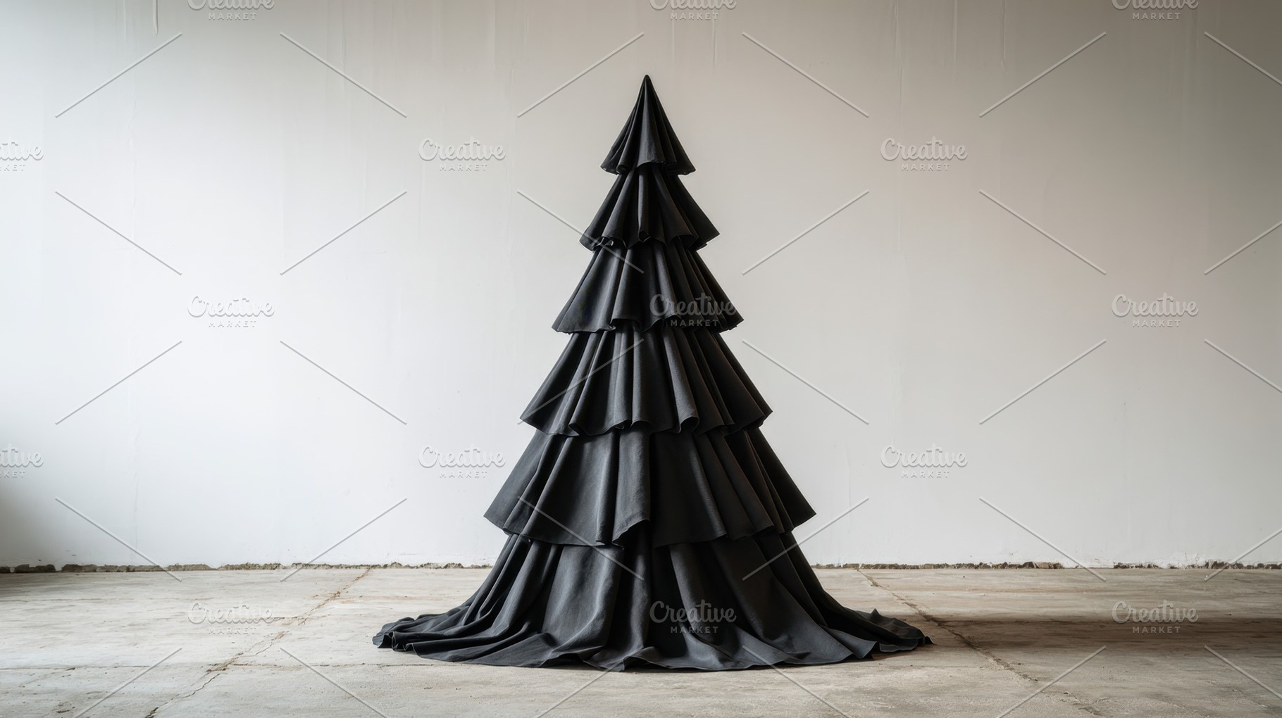 Unique fabric tree stands tall, a Photo by Beautiful things