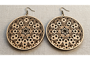 Mandala Earring Vector, an Object Graphic by hafijul (Thumbnail 11 of 11)