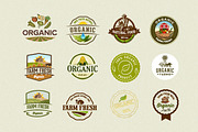 36 Organic Food Labels and Badges, a Food Illustration by comica81 (Thumbnail 4 of 4)