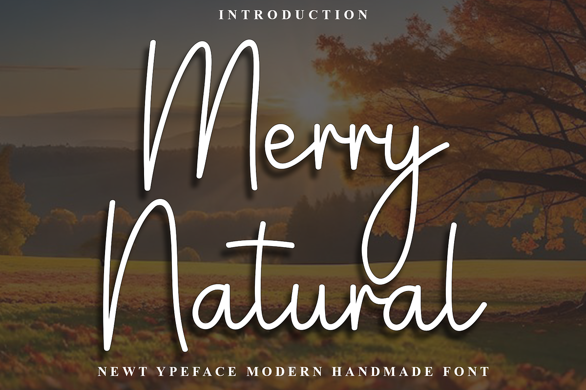 Merry Natural, a Handwritten Font by FreshTypeINK (Photo 1 of 8)