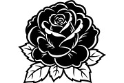 Rose Silhouette File Bundle, a Decorative Illustration by Designer_Momina (Thumbnail 12 of 21)