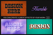 12 Text Effect Templates, a Layer Style Add-On by iDoodle Studio (Thumbnail 3 of 6)
