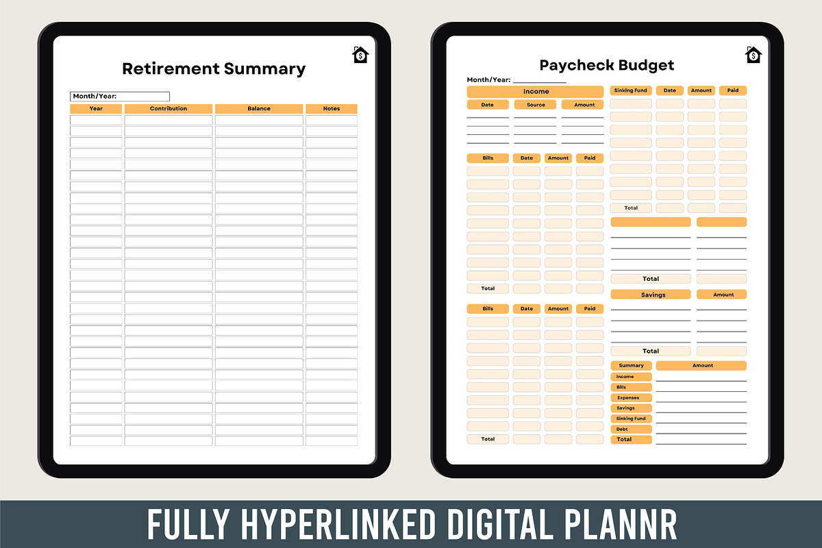 2025 Digital Finance Planner, a Stationery Template by Designmela01 (Photo 2 of 6)