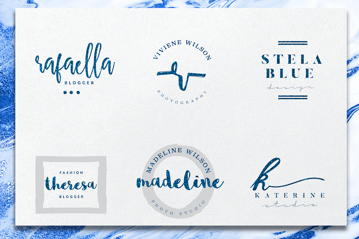 Ichic Premade Logo Templates Pack, a Branding & Logo Template by IsikChic (Photo 9 of 23)