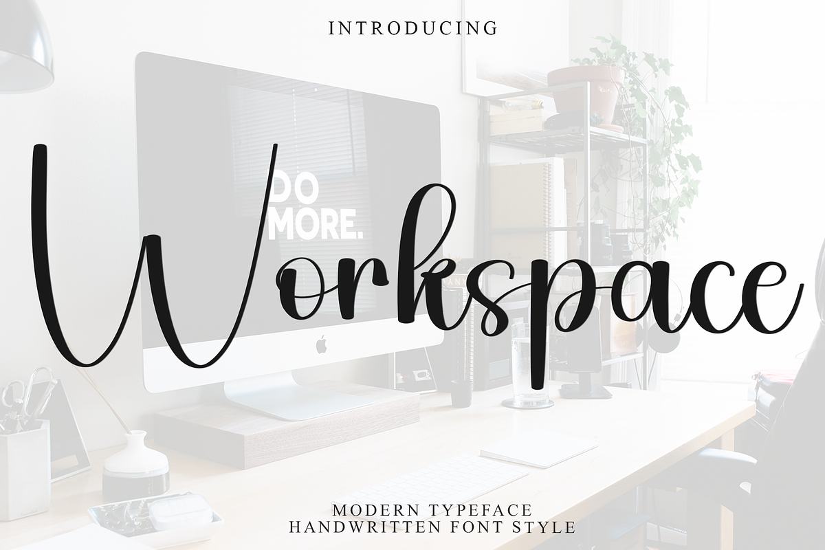 Workspace, a Handwritten Font by FreshTypeINK (Photo 1 of 8)