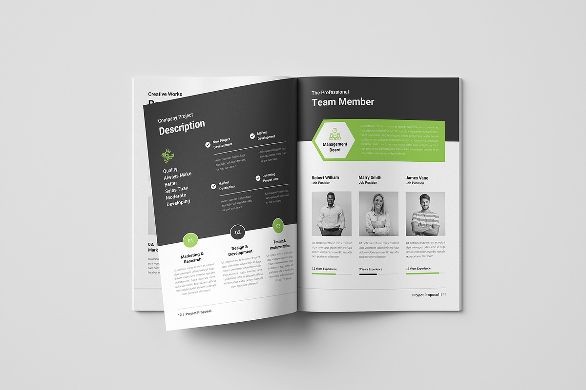 Proposal Template | InDesign + Canva, a Brochure Template by Spark_Creative (Photo 6 of 14)