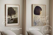 DIN A Vertical Frame Mockup, an Advertising Mockup by WasMockups (Thumbnail 3 of 5)