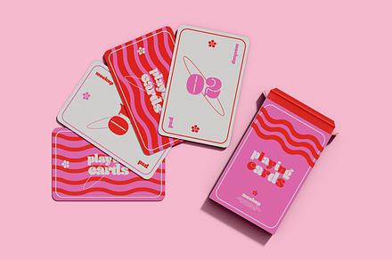 Top View of Playing Cards Mockup, an Advertising Mockup by Xtrahive
