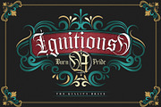 The Quality Brave Typeface, a Blackletter Font by alit design (Thumbnail 11 of 17)