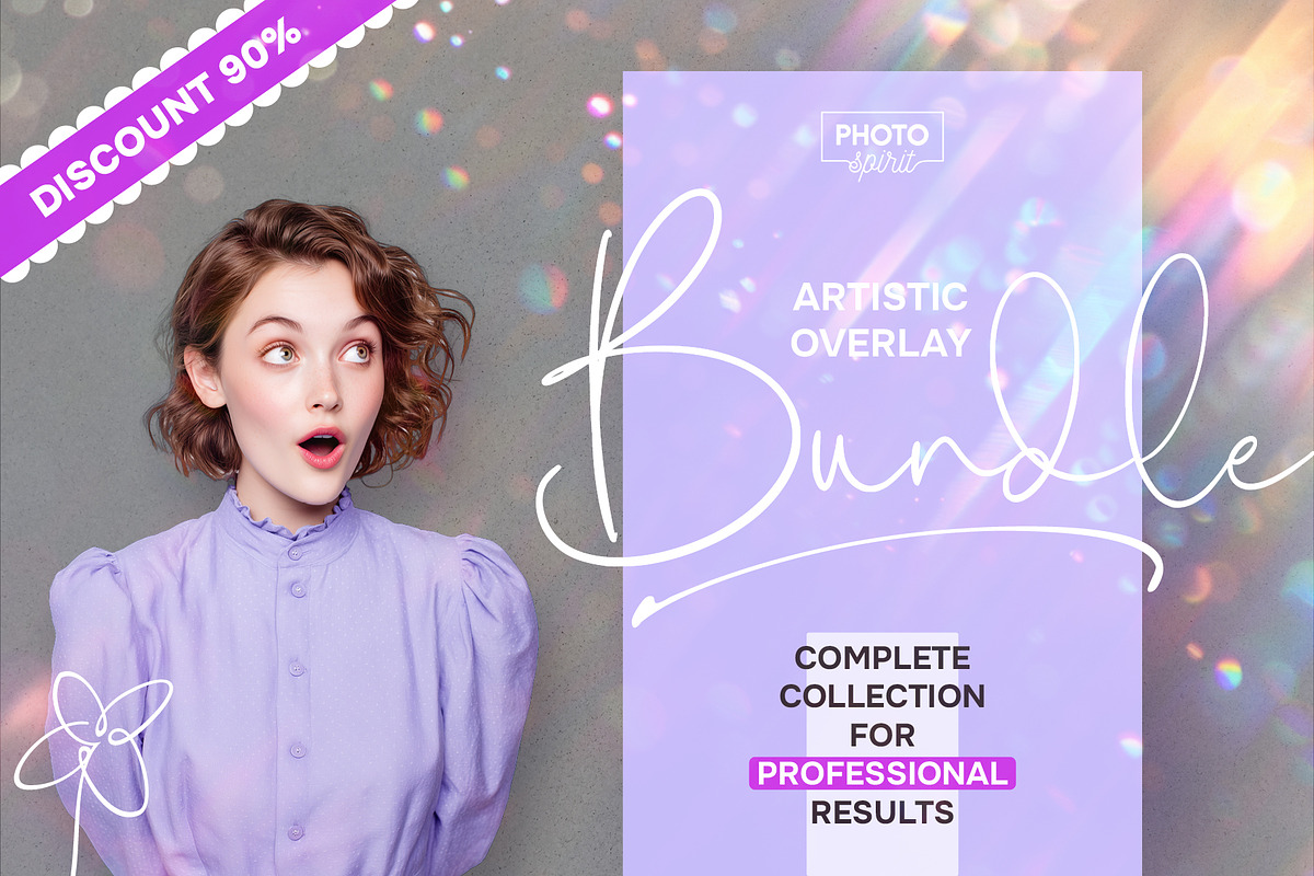 Photo Overlays BUNDLE II, a Texture Graphic by PhotoSpirit (Photo 1 of 10)
