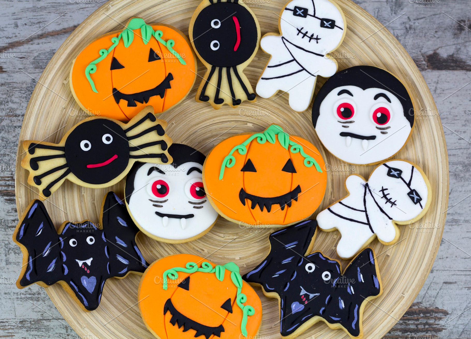 Handmade halloween cookies featuring halloween, cookies, and food, a Food & Drink Photo by aagafapaperiapunta