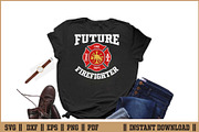 Future Firefighter SVG SVG Design, an Illustration by Handy Arts Studio (Thumbnail 2 of 3)